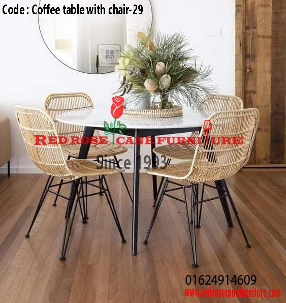 Coffee table with chair-29
