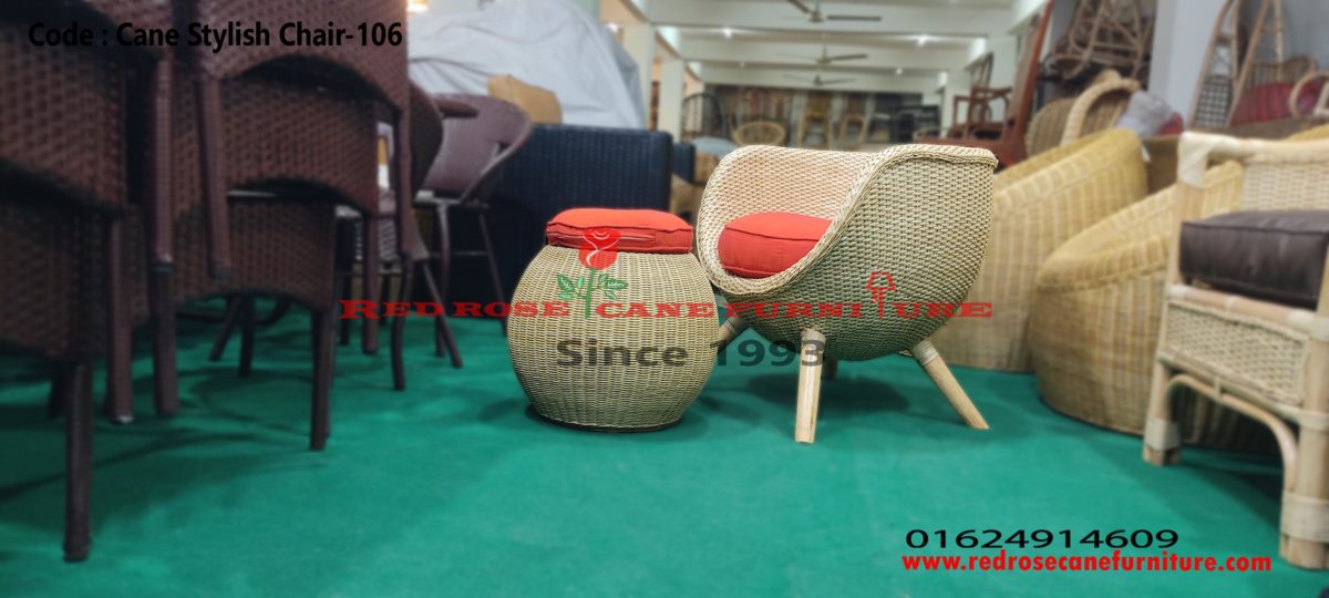 cane stylish chair-106