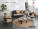 Cane and Wood Mixed Sofa-02