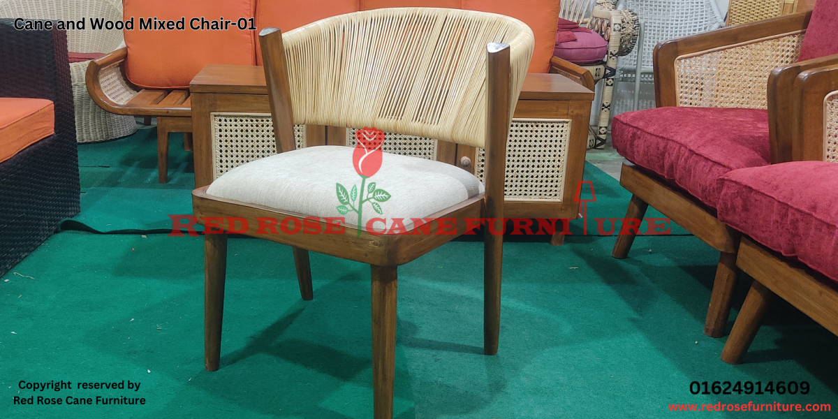 Cane and Wood Mixed Chair-01