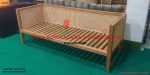 Cane and Wood Mixed Sofa-18