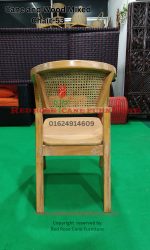 Cane and Wood Mixed Chair-53