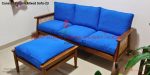 Cane and Wood Mixed Sofa-23