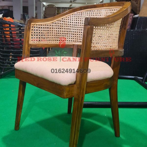 Cane and Wood Mixed Chair-66