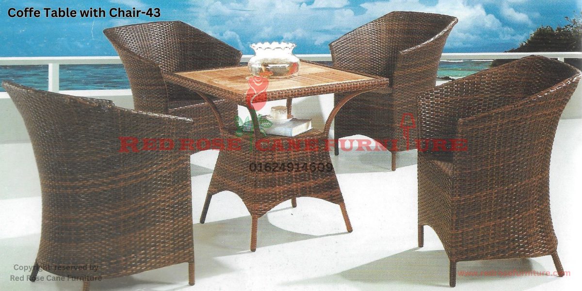 Coffee Table with Chair-43