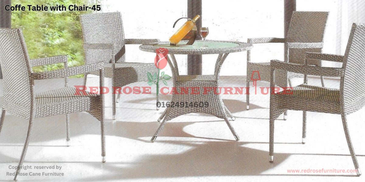 Coffee Table with Chair-45