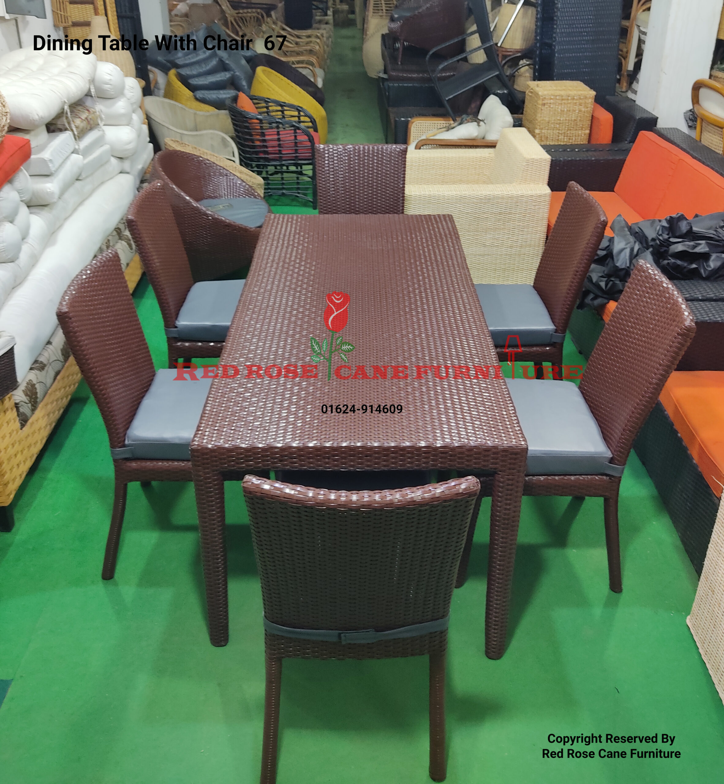 DTWC 67 Dining Table With Chair-67 - Image 1