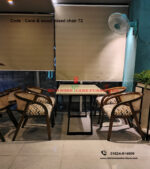 Cane and Wood Mixed Chair-72