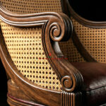 Cane and Wood Mixed Chair-03 - Image 2