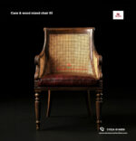 Cane and Wood Mixed Chair-03 - Image 3